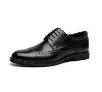 Zapatos Oxford clásicos for hombre, vestido formal de negocios, comodidad de cuero for bodas, oficinas y eventos especiales(Schwarz,39 EU)