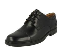 Zapatos Oxford De Cuero Negro Clarks Un Aldric Para Hombre