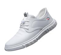 Zapatos Oxford de vestir para hombre con cordones delantal plisado Dedo redondo Zapatos Derby Zapatos de ascensor Zapatos de hombre que aumentan de manera invisible su altura de cuerpo hasta 6 cm