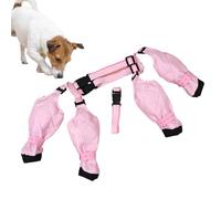 Zapatos para botines para mascotas - Protectores de patas, equipo de invierno para exteriores ajustable | Calzado canino resistente y antideslizante, senderismo, trotar, correr, nieve, sendero frío, a