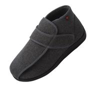 Zapatos para Caminar para Ancianos,Scarpe da passeggio regolabili in Memory Foam per anziani con artrite,Edema,piedi gonfi e pollice valgogrey-42