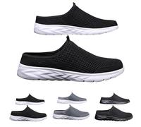 Zapatos para caminar para hombre, pies anchos, zapatos ortopédicos, zapatillas de hombre, zapatillas de hombre, zapatos de hombre, zapatos traseros abiertos, zapatillas ligeras, zapatillas de malla