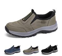 Zapatos Para Caminar Para Hombres Con Soporte Para El Arco Zapatos Ortopédicos Para Senderismo Al Aire Libre Mocasines Livianos Antideslizantes Impermeables Zapatillas De Seguridad ( Color : Brown , S