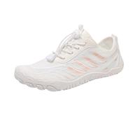 Zapatos para Deportes acuáticos para Nadar en la Playa, Senderismo, Correr, Entrenar al Aire Libre con (White, 36)