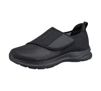 Zapatos para diabéticos de ajuste extra ancho para hombre, fáciles de cerrar, ajustables, para pies hinchados, fascitis plantar, transpirables, ligeras, para senderismo, senderismo, zapatillas