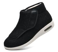 Zapatos para Diabéticos Hombre Mujer Cálido Comodos Transpirables Botas de Nieve con Peluche Forro Antideslizante Botas de Invierno para Pies Edema