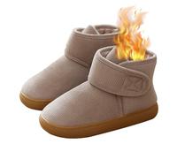 Zapatos para Diabéticos Mujer Hombre Zapatillas De Invierno Botas para Caminar Ajustables Antideslizantes Y Cálidos Pantuflas para Pies Hinchados Women Beige 37