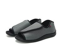 Zapatos Para Diabéticos Para Hombre, Pantuflas Con Edema, Correa Ajustable, Cómodo Calzado Ortopédico Ancho, Sandalias Con Punta Abierta, Fáciles De Poner Y Quitar Para Diabéticos Y Ancianos Con Edema