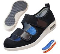 Zapatos para diabéticos para Hombres, Zapatillas sin Cordones Antideslizantes con cojín de Aire Zapatos para Caminar para pies diabéticos Zapatos Ligeros para Caminar