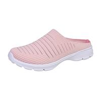 Zapatos para diabéticos sin espalda para mujer | Zapatos antideslizantes para caminar con puntera extra ancha | Mules de apoyo ortopédico para pies hinchados | Zuecos suaves y transpirables |