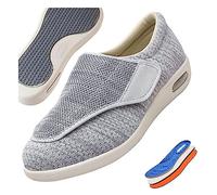 Zapatos para Fascitis Plantar para Hombres, cómodos y Transpirables Zapatillas Ajustables para Caminar Zapatos para Caminar de Ajuste Ancho para diabéticos