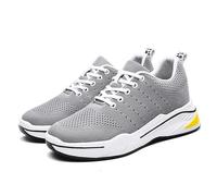 Zapatos para hombre Elevate, Zapatillas de malla para hombre, plataforma invisible, elevación de 6 cm, zapatos deportivos informales, zapatos de interior, suaves, transpirables, para correr
