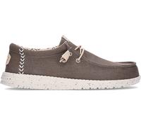 Zapatos para hombre HEY DUDE 40700 Wally Stretch Canvas BROWN 44