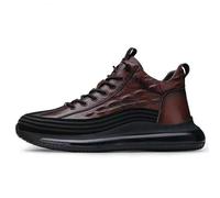 Zapatos para hombre, zapatillas de piel, zapatos casuales, deportivos, antideslizantes, cómodos, para el tiempo libre, para caminar, impermeables, deportivos, sin cordones, para entrenamiento, para