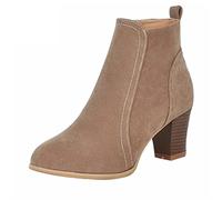 Zapatos para Mujer, Botas para Mujer, Otoño Invierno, Tacones Altos, Botines para Mujer, Zapatos clásicos de Ante de Invierno, Zapatos cálidos para Mujer