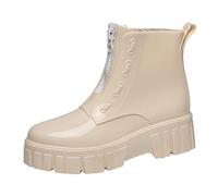 Zapatos para mujer con soporte de arco, calcetines en el interior, botas de lluvia para exteriores, zapatos de agua de goma, a, 39.5 EU