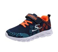 Zapatos para Ni?os Ni?as Tenis Atletismo Correr Caminar Zapatillas Ligeras Peque?os/Grandes Deportivos Malla Transpirable Negras