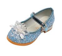 Zapatos para niños Zapatos de princesa Tacón Princesa Zapatos Escolares Brillo Zapatos de tacón de aguja Lentejuelas Verano Zapatos de tacón Zapatos de boda Zapatos de boda Niñas Mary Jane Mocasines