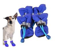 Zapatos para Perros, 4 Zapatos Antideslizantes para Mascotas, Protector