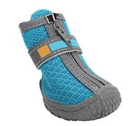 Zapatos para Perros Botas, Zapatos de Verano para Mascotas, Botas, Botines con Malla Transpirable para Exteriores, Suelas de Goma Antideslizantes Que evitan Que se rasque lamidas(#1-Lago Azul)