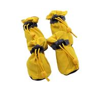 Zapatos para perros con cierre de cordón, calcetines protectores para todas las estaciones para mascotas pequeñas y grandes (4 piezas) zapatos para perros fáciles de llevar