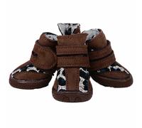 Zapatos para perros con suela de goma, gato atigrado, 4 unidades