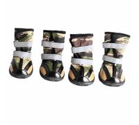 Zapatos para perros de GogiPet, Camuflaje militar, 4 unidades