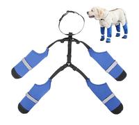 Zapatos para Perros dubulon - Botas para Perros Protectores De Patas | Leggings para Peros con Tirantes | Pata Antideslizante para Caminar En El Jardín para Cachorros para Un Fácil Ajuste del Tamañ
