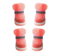 Zapatos para perros para asfalto caliente, zapatos antideslizantes para cachorros, juego de 4 unidades, cómodos para caminar, al aire libre, verano, camping, senderismo