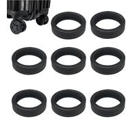 Zapatos para Ruedas de Equipaje, de Silicona de 2,16 Pulgadas, protección de Viaje con Estructura de neumáticos, Accesorios Antideslizantes duraderos, Protectores de Rueda elásticos, Resistentes