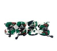 Zapatos Perro 4 Unids/set De Zapatos for Perros Pequeños Y Grandes, Botas Antideslizantes for Mascotas, Calcetines Suaves Cálidos, Suministros for Cachorros Invierno Al Aire Libre(Winter-Green,XL-5)