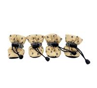 Zapatos Perro 4 Unids/set De Zapatos for Perros Pequeños Y Grandes, Botas Antideslizantes for Mascotas, Calcetines Suaves Cálidos, Suministros for Cachorros Invierno Al Aire Libre(Winter-Beige,XL-5)