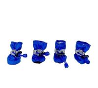 Zapatos Perro 4 Unids/set De Zapatos for Perros Pequeños Y Grandes, Botas Antideslizantes for Mascotas, Calcetines Suaves Cálidos, Suministros for Cachorros Invierno Al Aire Libre(Summer-Blue,XL-5)