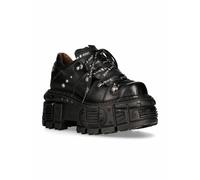Zapatos piel Militar Unisex NEW ROCK ORIGINAL Plataforma M.TANK120NSHLACE-S1