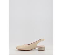 PITILLOS 10451 Salón talón Abierto con tacón bajo y Cierre de Hebilla para: Mujer Color: Oro Talla: 38