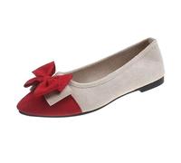 Zapatos planos clásicos con punta puntiaguda zapatos planos para mujer, zapatos de noche de punto, zapatos planos suaves cómodos y elegantes tacones bajos gruesos de trabajo bombas de trabajo zapatos
