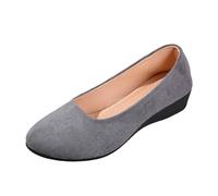 Zapatos planos de ballet de malla para mujer, elegantes, informales, uso diario, diseño cómodo, tacón cerrado, perfecto para cualquier temporada, par de jeans o pantalones, zapatos de bailarina