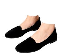 Zapatos planos de ballet para mujer, ligeros, cómodos, puntiagudos, tacones bajos, zapatos planos para playa, viajes, bailarina, caminar, tenis de vestir, Black, 35.5 EU