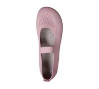 Zapatos planos de ballet para mujer | Mary Jane de punta redonda, zapatos de trabajo, zapatos de vestir de punto, zapatos planos clásicos de punto bajo, zapatillas de deporte ligeras e informales para