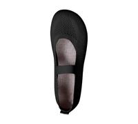 Zapatos planos de ballet para mujer, zapatos de trabajo Mary Jane de punta redonda, zapatos de vestir de punto, zapatos planos para mujer, zapatillas clásicas de punto plano, tenis ligeros e