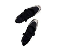 Zapatos Planos JJDFW de Primavera/otoño, Estilo Mary Flats, inspirados en el Ballet, con Punta Redonda y Correa elástica, Estilo Vintage para el Trabajo.