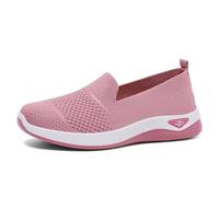 Zapatos planos para mujer del Reino Unido, zapatillas de plataforma gruesa P2mps correas nupciales tradicionales tacones altos cómodos festivos con tacón para Oktober alpargatas correr verano, Pink