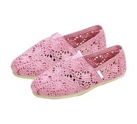 Zapatos Planos para Mujer Lona Confort Zapatos Sin Cordones de Lona de Ganchillo para Mujer Zapatillas Deportivas Negras Planas Zapatillas Deportivas de Tenis Zapatos Deportivos Elegantes Informales T