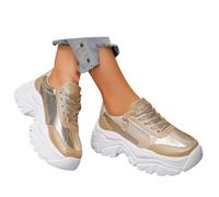 Zapatos Plateados De Fiesta Zapatillas Brillantes Mujer con Plataforma Deportivas Vestir Elegantes Azul Marino Rojas Deportivos Negras Otoño Burdeos Fascitis Plantar Ligeras Colores Ancho Especial 41