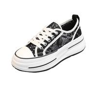 Zapatos Plateados De Fiesta Zapatillas Doradas Mujer Tennis Vestir Tenis Fascitis Plantar Retro Deportivas con Tacon Rojas Casual Plataforma Colores Azul Marino Otoño Memory Foam 38 Dorados Negros