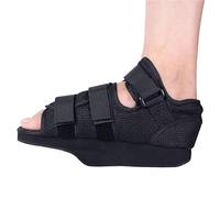 Zapatos Postoperatorios Descarga Antepié Bota Ortopédica Cuña 15 Grados para Fractura Metatarsiana Hallux Valgus Dedo en Martillo Calzado Recuperación Quirúrgica Unisex(S)