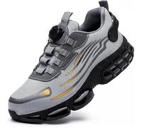 Zapatos Prestivos, Zapatillas Prestivos con Puntera de Acero, Zapatos de Trabajo de Seguridad Industrial con amortiguación de Aire for Hombres, 2025(Gray,48)