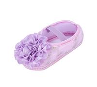 Zapatos Princesa bebé niñas niños pequeños andadores Zapatillas Deporte Caminantes recién Nacido (Purple, 19 Toddler)