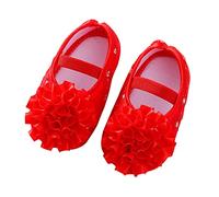 Zapatos Princesa bebé niñas niños pequeños andadores Zapatillas Deporte Caminantes recién Nacido (Red, 20.5 Toddler)