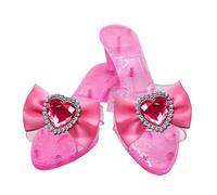 Zapatos Princesas Niñas, Zapatos Tacon Niña Disfraz De Crystal,Cómodos con Cristales Antideslizantes para Disfraces, Tacones para Niñas para Colección Navidad Cosplay Cumpleaños Halloween Año